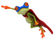 canvas print picture Super grenouille