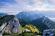 The mountain of Chartreuse in French alps