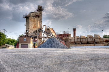 stone quarry in HDR