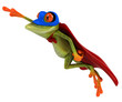 canvas print picture Super grenouille