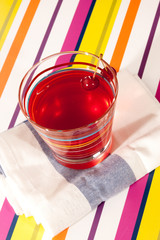 Canvas Print - cherry drink