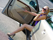 © bertys30 - woman with great legs exit the car