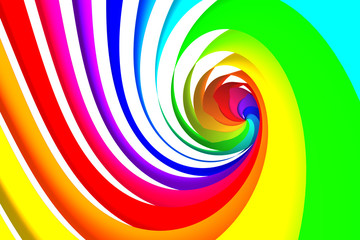 Wall Mural - Colorful spiral