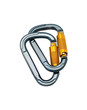 isolated two carabiners