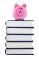 Poster - College savings. Clipping path included.