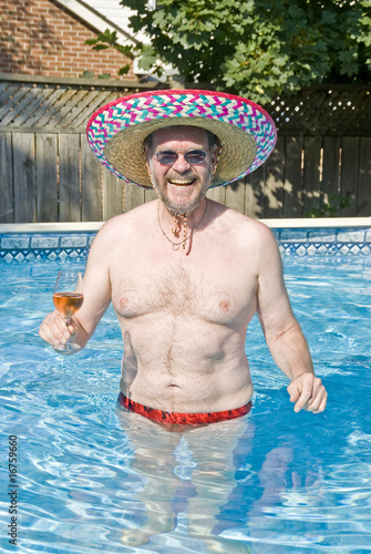 Man Wearing Sombrero In The Swimming Pool Buy This Stock Photo And Explore Similar Images At Adobe Stock Adobe Stock Find the newest sombrero man meme. man wearing sombrero in the swimming