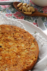 Poster - Torta di mandorle sbrisolona - Dolci ricetta della lombardia