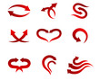 © Vector Tradition - Set of arrow icons isolated on white for web design