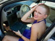 © bertys30 - stressed woman with laptop in the car