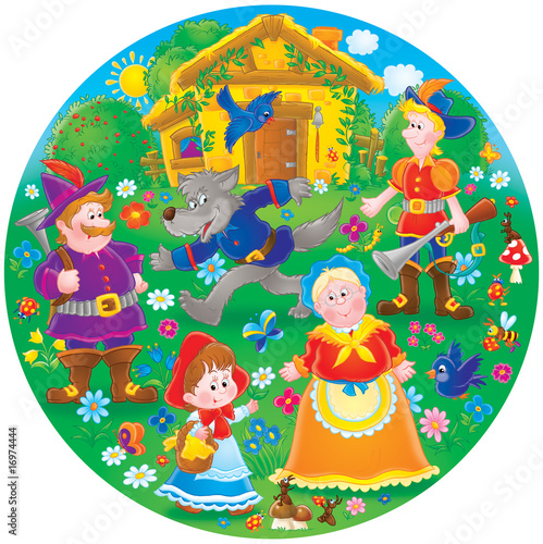 Fototapeta dla dzieci Little Red Riding Hood