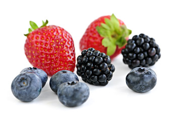 Wall Mural - Assorted fresh berries