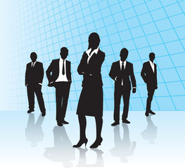 Wall Mural - business people