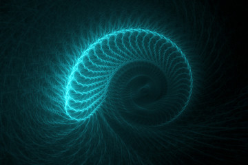 Abstract electrical spiral