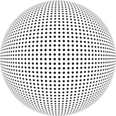 Obraz na płótnie wzór piłka sztuka pop glob