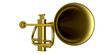 goldene trompete freigestellt