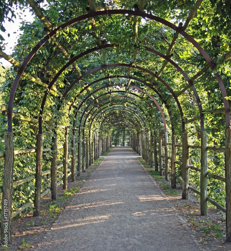 Fototapeta do kuchni Laubengang am Schweriner Schloss