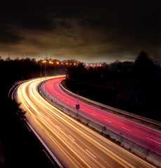 Wall Mural - traffic on highway