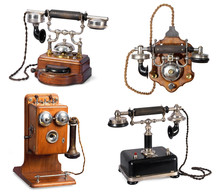 Collection Of Retro Telephones