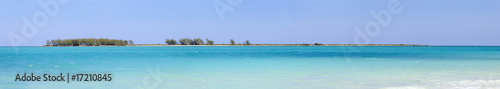 Obraz na płótnie canvas dwuczęściowy "dyptyk" Panorama plaży cayo coco, Kuba