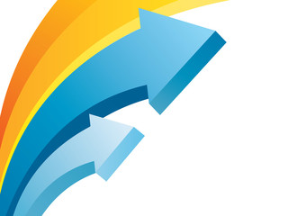 Wall Mural - colorful arrows background