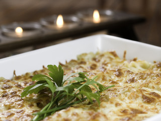 Wall Mural - grille cheese lasagna