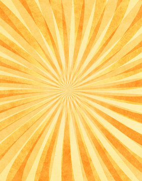 Fototapete - Layered Sunbeams on Paper