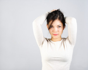 Wall Mural - Relaxed young woman