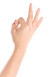 © Vladyslav Bashutskyy - Human hand showing OK isolated on white