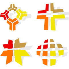 Wall Mural - graphic elements set. vector illustration.