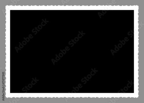 Büttenrand Rahmen weiß, fre...