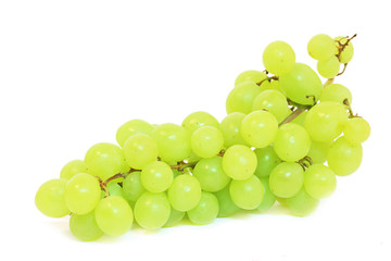 Wall Mural - Grapes isolated on white