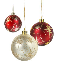 Wall Mural - decorated christmas balls