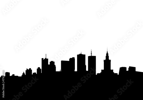 warszawa miasto wektorowy s...