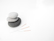 © IFA - acupuncture needles concept of zen and earth