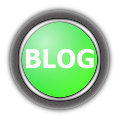 Wall Mural - internet blog button
