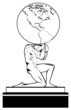 Atlas supporting the world