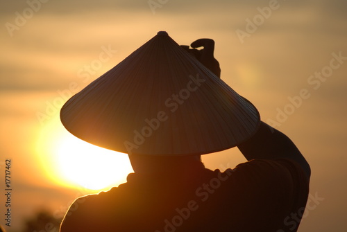 Fototapeta do kuchni Chapeau vietnamien