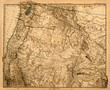 Original map of America's Pacific Northwest, printed in 1875.