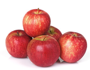 Five Red Apples