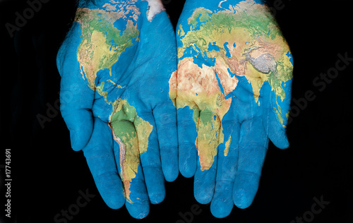 Naklejka na szafę World In Our Hands