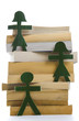 © Alex Bramwell - Hombrecitos Verdes con Libros