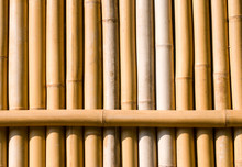 Bamboo Texture, Architecture Decoration In Asia.