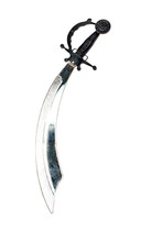 Isolated Steel Pirate Cutlass Sword