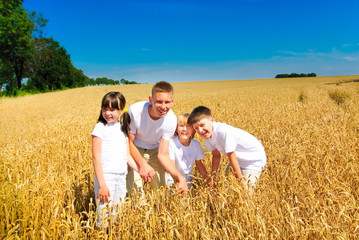 Wall Mural - Brothers and sister