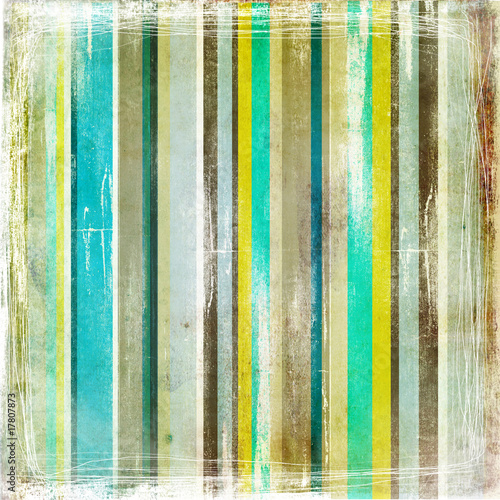 vintage shabby stripes
