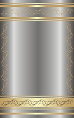 Wall Mural - Ornament for card. Background. Vector