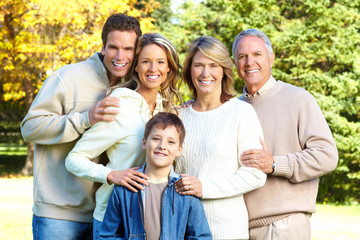 Wall Mural - Happy family