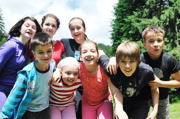 child group outdoor