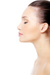 © Valua Vitaly - Profile portrait of  female face with clean skin