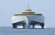 Modern high speed ferry ship
